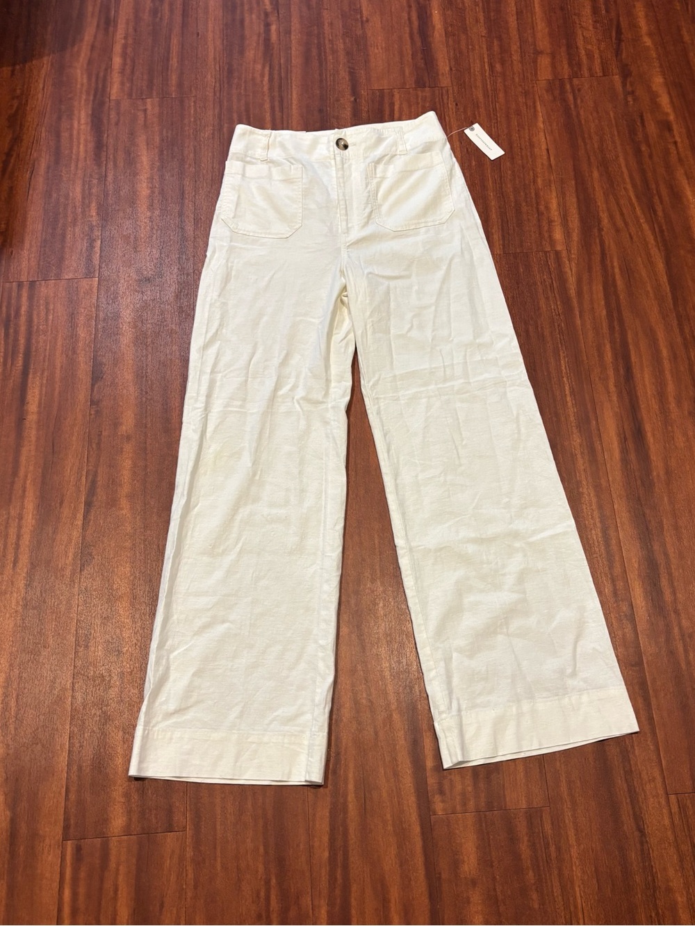 Maeve Colette Linen Wide Leg Pants